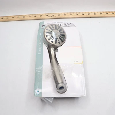 Cabezal de ducha portátil Glacier Bay manguera de acero inoxidable 1 spray 1,8 GPM 3,3" Foto 1 de 4