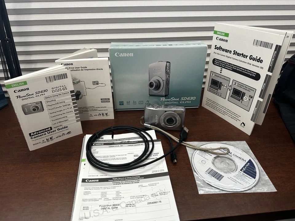 🛠️ Canon PowerShot Digital ELPH SD630 / IXUS 65 – 6.0MP – FOR PARTS 🛠️ - Image 1 of 4