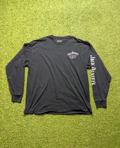 Camisa Jack Daniels Whisky Talla 2XL Negra Manga Larga Algodón Antiguo Nº7 - Imagen 1 de 8