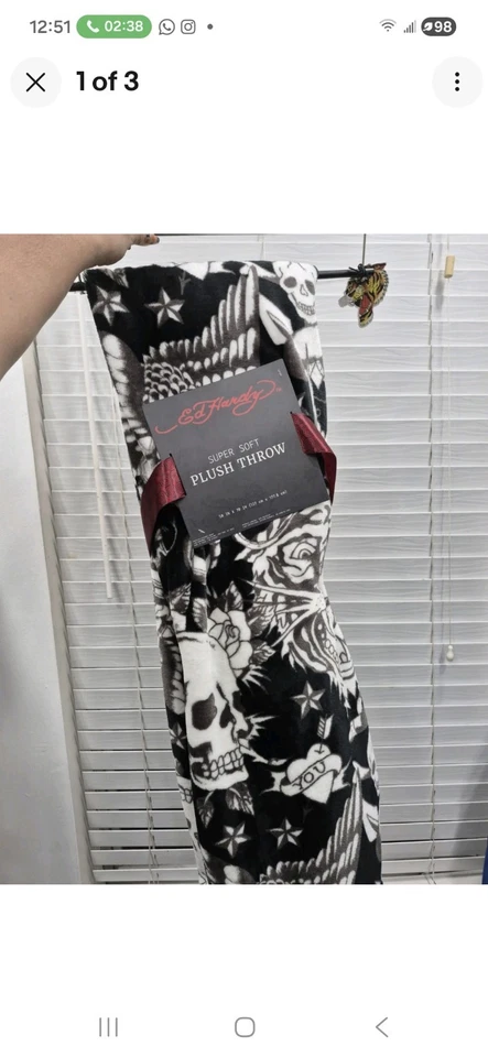 Ed Hardy毛毯 — 第 1/1 张图片