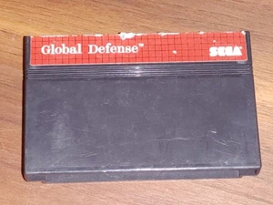 Global Defense (Sega Master System, 1987) Vintage Videojuego Solo Cartucho - Imagen 1 de 4