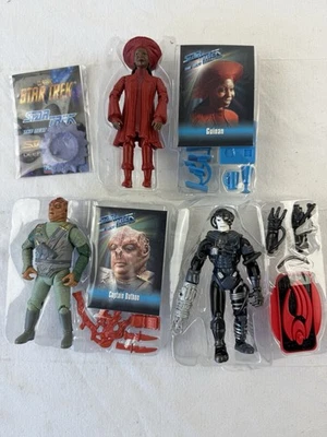 LOTE de 3 figuras de colección Star Trek The Next Generation BORG Captain Dathon Guinan Foto 1 de 4