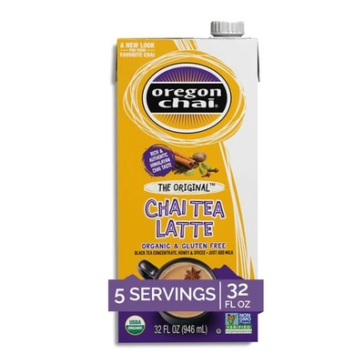 Oregon Chai Original Concentrado Chai, 32 Onzas Líquidas (Paquete de 1) Foto 1 de 4