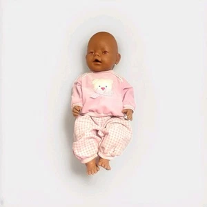 CE Zapf Creation Puppe D-96472 RODENTAL 17" rot/rosa Augen trinken/nass - Bild 1 von 10