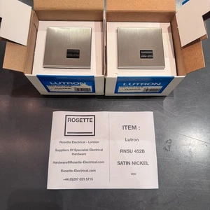 Lutron Rania - RNSU 452B - Satin Nickel - With 12 Month Warranty - Inc VAT* - Picture 1 of 2
