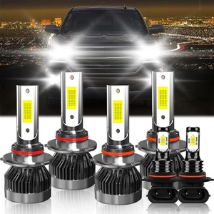 For Chevrolet Silverado 3500 2003-2006 LED Headlight Bulb Hi/Low Beam Fog Light - Picture 1 of 11