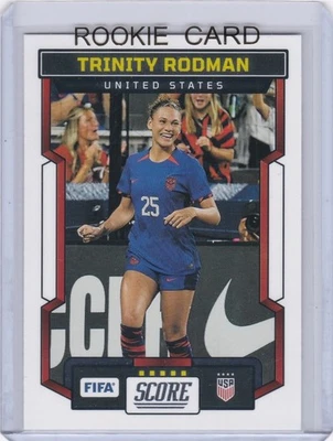 TRINITY RODMAN ROOKIE CARD Score FIFA TEAM USA Women's Soccer World Cup RC! - Image 1 of 2