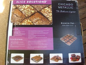 Chicago Metallic Brownie Pfanne Backen Heben Servieren Scheibe Uniform Brownies - Bild 1 von 1