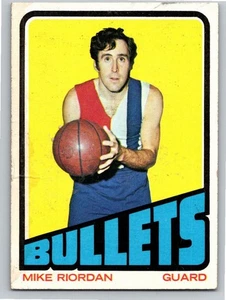 1972-73 Topps #37 Mike Riordan Baltimore Bullets spedizione gratuita! - Foto 1 di 2
