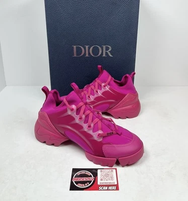 Size 37EU/7W - Dior D-Connect Neoprene Hot Pink🩷 Worn 1X/Retail $1,100! - Image 1 of 4