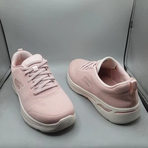 Skechers Go Walk Arch Fit Elinda Sneakers Women's 8M Pink Mauve A58 - Picture 1 of 13