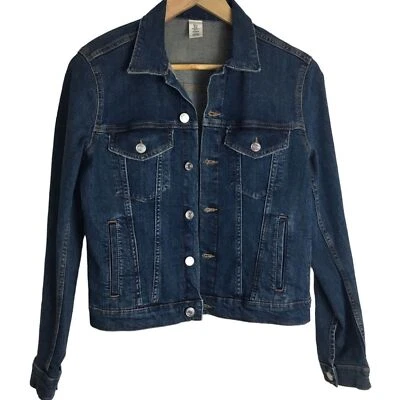 Chaqueta de mezclilla para mujer H&M talla S/M camionero ajuste regular Foto 1 de 4