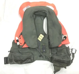 Rare Original RAF Sage Green Fast Jet Pilots Flight Vest Waistcoat #4558 - Picture 1 of 8