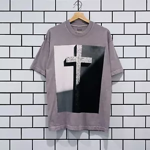 PLEASURES CROSS T-SHIRT GREY - Picture 1 of 3