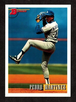 1993 BOWMAN #154 PEDRO MARTINEZ HOF - BOSTON RED SOX - *01 - Image 1 of 2