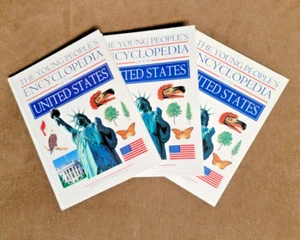 Young People's Encyclopedia of the United States Volumes 1, 2, 3 Homeschool - Picture 1 of 5