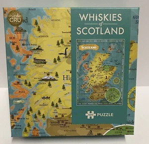 Whiskies Of Scotland 500 Piece Jigsaw Puzzle Ginger Fox NEW! - Picture 1 of 2