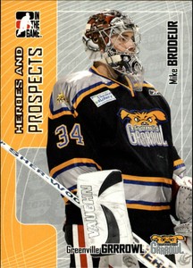 2005-06 ITG Heroes and Prospects #353 Mike Brodeur