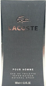 LACOSTE POUR HOMME EAU DE TOILETTE SPRAY FOR MEN 3.3 Oz / 100 ml DISCONTINUED!!! - Picture 1 of 7