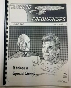 Star Trek the Next Generation Fanzine HAILING FREQUENCIES Issue Number Two - Picture 1 of 6