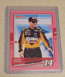 CLINT BOWYER 2021 PANINI DONRUSS RACING NASCAR PINK PARALLEL SP/25 #54 RARE - Picture 1 of 3