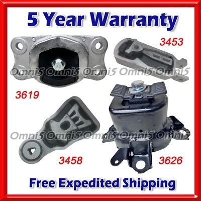 Juego de montaje de motor y transmisión automático N976 para Ford Edge 2015-2023 2,7 L 4 piezas Foto 1 de 4