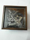ANTIQUE BRASS SEXTANT GERMAN MARINE SEXTANT 4 INCH WITH WOODEN BOX HANDMADE GIFT