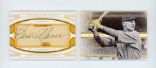 Paul Waner 2022 National Treasures 1/2 Auto Legends Statline Cuts Booklet NT SP