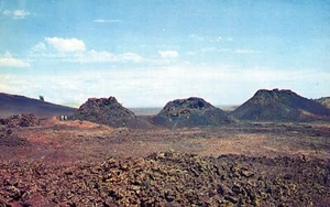 Postal de conos de salpicaduras del Monumento Nacional Cráteres de la Luna de Idaho - Imagen 1 de 2