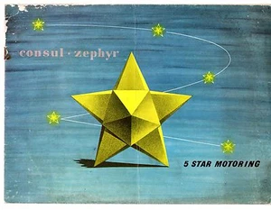 Ford Consul & Zephyr Mk1 Saloon 1954-55 UK Market Sales Brochure FAIR - Picture 1 of 2