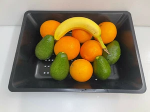 Produce Trays  Set of 24 units  display   Thick plastic  15 3/4" X 11 3/4" X 3" - Picture 1 of 12