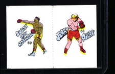 #7054 SUGAR RAY ROBINSON, JERRY QUARRY Rare 1985 Cromos De Boxeo Boxing Card
