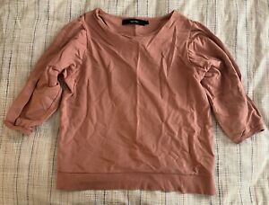 vero moda oversize pink sweatshirt top size xs