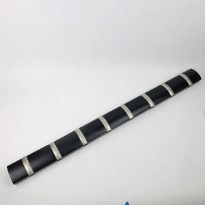 Appendiabiti Umbra Espresso Marrone Legno Metallo 8 Ganci Pieghevole Parete 32” - Foto 1 di 15