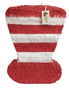 20” Tall Red & White Hat Pinata - Picture 1 of 1