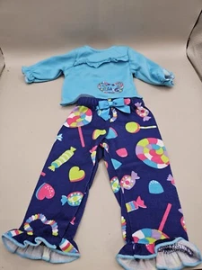 Dollie & Me Candy Pajamas 2 piece Set Size 4 - Picture 1 of 3