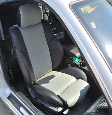 2 fundas de asiento delanteras para bmw serie 3 cupé iggee s. cuero ajuste personalizado Foto 1 de 4