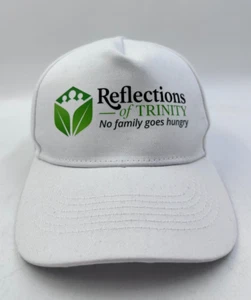 Reflections Of Trinity Adult Casual White Cotton Baseball Cap Pickup Available - Picture 1 of 3