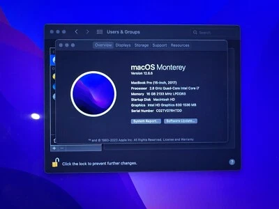 Apple MacBook Pro (15 英寸 2017) - 2.80 GHz/16GB/256GB/Radon 560 (ID: A1707) — 第 1/4 张图片