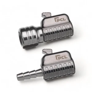 PCL Tyre Valve Connectors Air Inflator Open End Straight Swivel Clip-on 1/4" RP - Picture 1 of 5