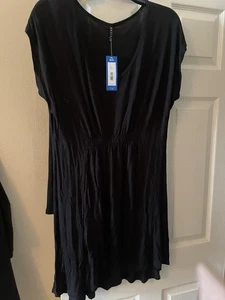 BHS BLACK BEACH COVER UP SIZE L BNWT RRP £15 - Picture 1 of 2