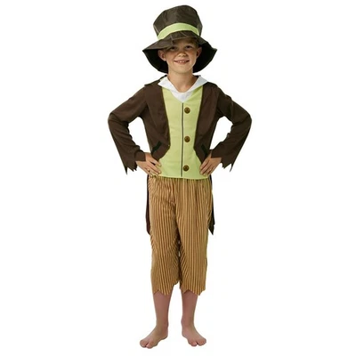 Disfraz de carterista victoriano para niño | Pequeño (3-4 años) Foto 1 de 4