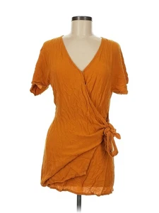 Faithfull the Brand Women Orange Casual Dress M - Picture 1 of 4