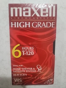 Maxell Videokassette High Grade T-120 VHS Rohling - Bild 1 von 2