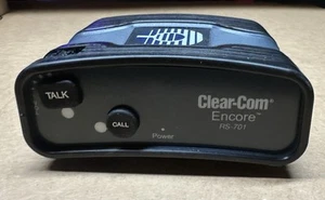 Clear-Com RS-701 Single Channel Intercom Wired Beltpack with XLR-3 Connector - Photo 1/4