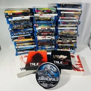 Lot of 100 Blu-Rays - Action, Disney, Marvel, ect. Mixed Lot Used and Sealed - Imagen 1 de 8