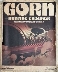 PÓSTER STAR TREK EXTRAÑOS NUEVOS MUNDOS Gorn Hunting Grounds 16 x 20 SDCC 2022 - Imagen 1 de 3