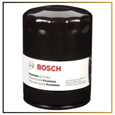 Bosch Oil Filter with FILTECH fits Chevrolet GMC 2500 3500 Hummer H1 & more - Image 1 of 3
