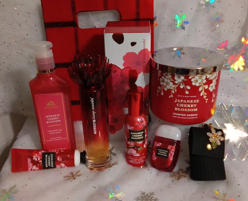 Rare Bath & Body Works Japanese Cherry Blossom Eau Toilette/Perfum 2,5 oz & Mo - Imagem 1 de 4