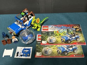 LEGO Jurassic World: Dilophosaurus Ambush (75916) 100% Complete With manuals